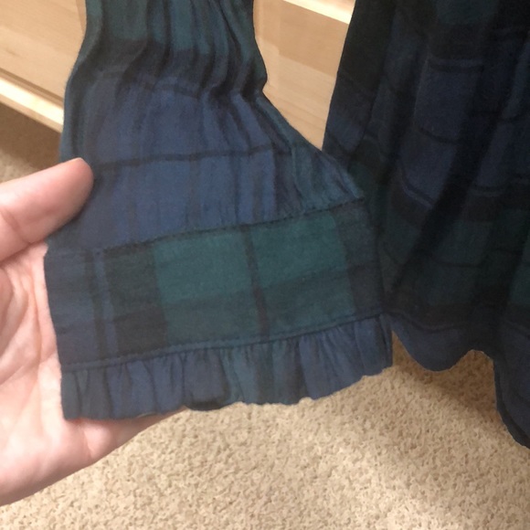 Loft ruffle button-up plaid top - Picture 4 of 7